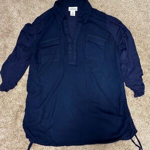 Motherhood Deep Blue Men's Shirt Jacket